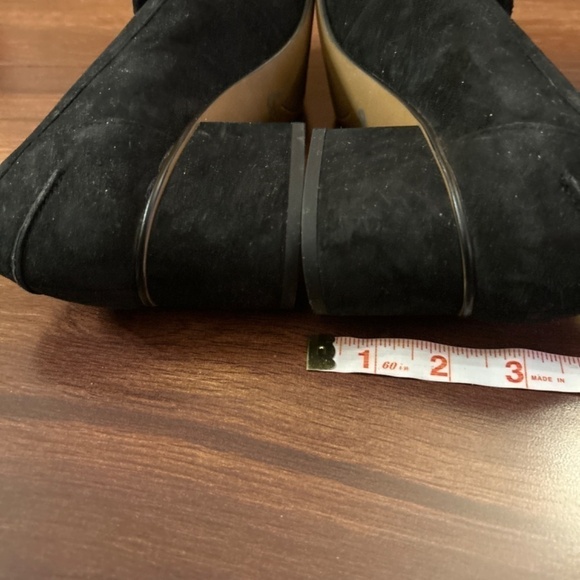 🌿SALE🌿 FRANCO SARTO Suede Leather Black Shoes size 9M - Picture 7 of 8